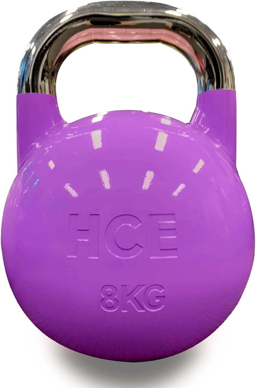 HCE Competition Kettlebell - Professional Grade Steel Russian Kettlebell Weights - Fitness Workout Training Gym Equipment