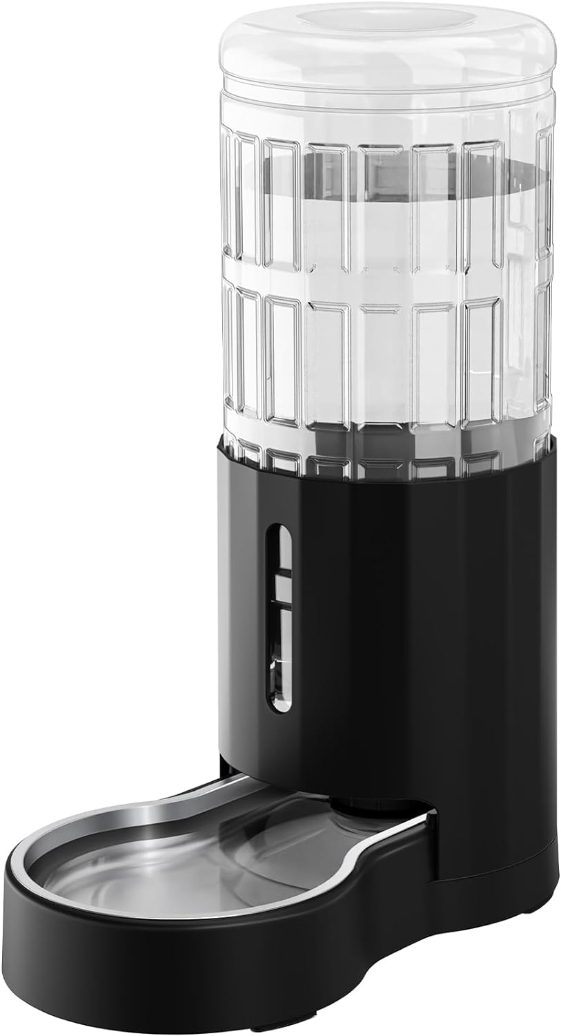 CZPET 3L Pet Water Dispenser without Electricity Unplugged Automatic Water Bowl Dispenser Gravity Water Dispenser for Cats Water Self Feeder Dog Fountain Dogs Bowl Bottles for Kitten Puppy