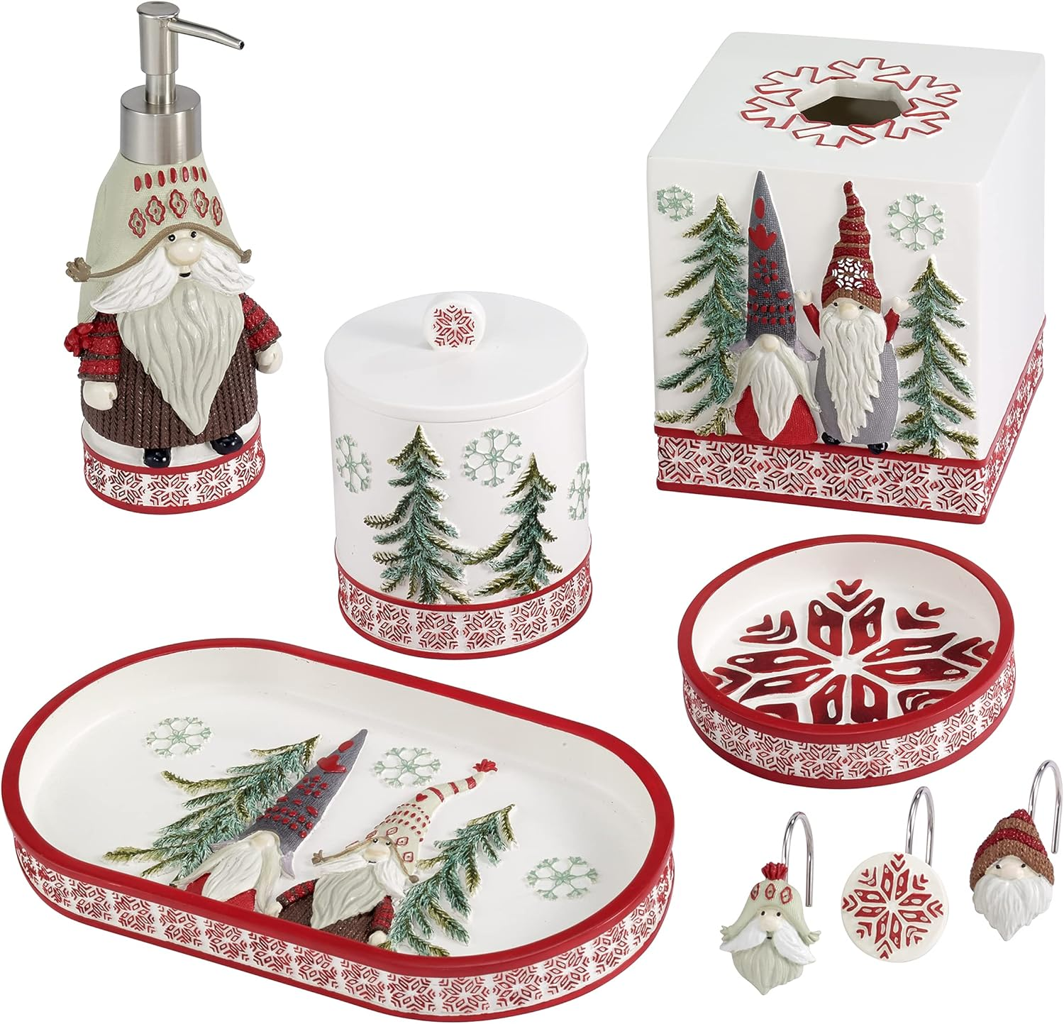 Christmas Gnomes Lotion Pump/Soap Dispenser, Multi image number 6