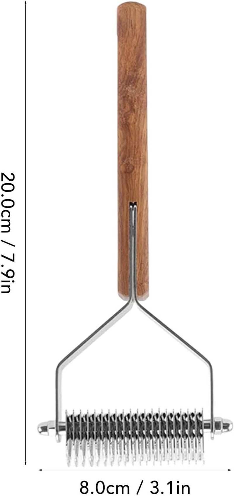 Versatile Dogs Grooming Rake,Ergonomic and Pet Hair Removal Brush,Perfect for Home or Professional Use Gentle on Skin for a Healthy, Shiny Coat for All Dog and Cat Breeds image number 4