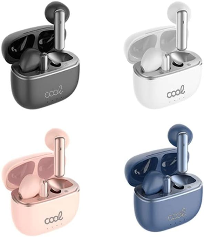 Stereo Bluetooth Headphones Dual Pod Earpods Cool Gen LCD Pink image number 3