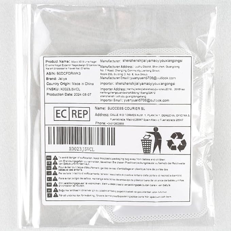 100 Nail Accessories, Flower Shaped Nail Accessories, Nail Materials, Bags and Shoe Decorations.