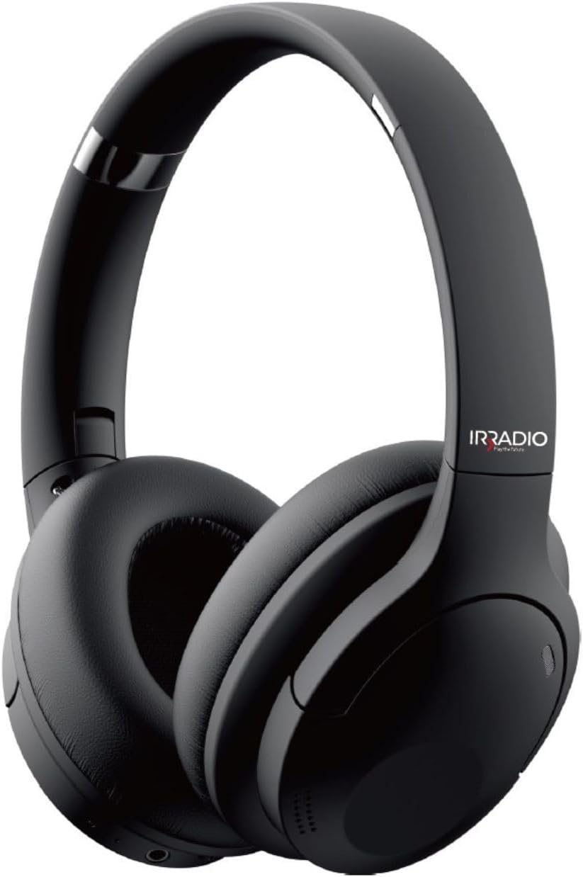 IRRADIO IR-GT-V15 PRO Wireless Hifi Headphones with Hybrid ANC Bluetooth 5.3 Transparent Audio Foldable Long Run Time Sport Design Soft Touch Surface Active Noise Cancelling image number 1