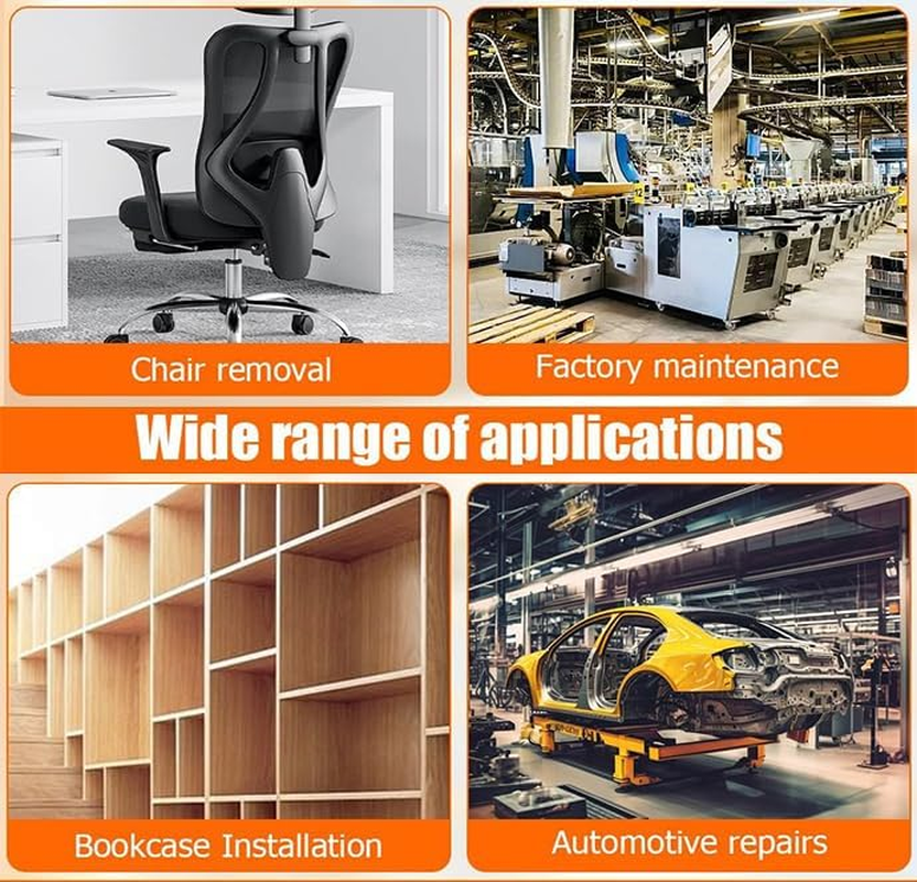 1Set 105 Degree Right Angle Drill Adapter,Corner Tool Screw Hub with Multi-Function Bend Screwdriver Bit, 1/4" Hex Shank Driver Angle Drill Attachment for Screwdriver Drill, 360&deg; Rotatable (Black) image number 3