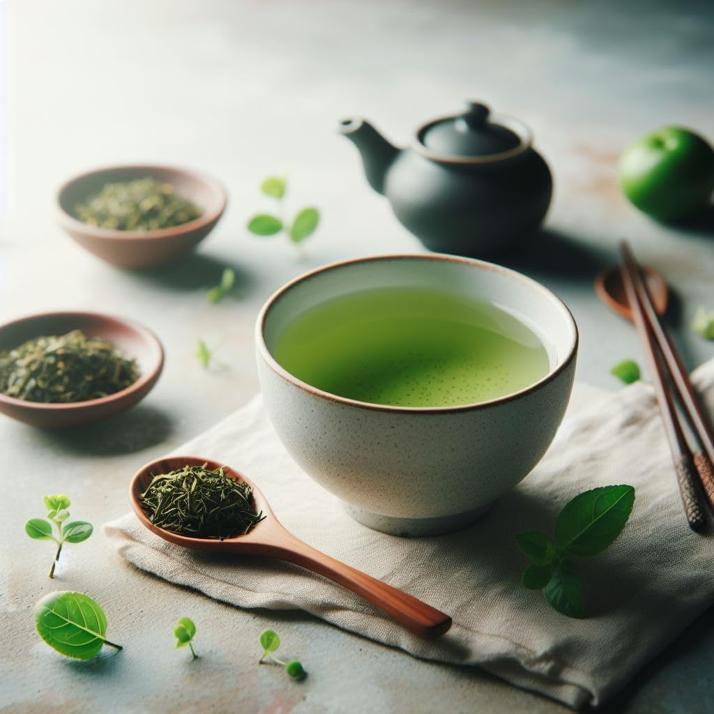 Green Tea, Premium Japanese Sencha, Loose Leaf Green Tea from Yame, Subtle Flavour and Smooth after Taste, 80G image number 2