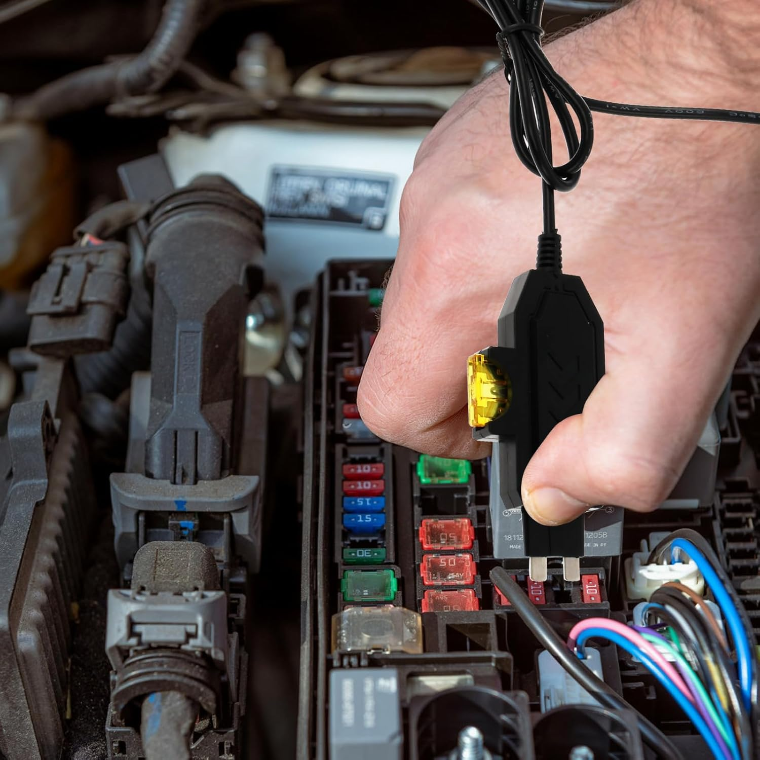 Car Circuit Tester with Display, Automotive Circuit Tester, Max 48V Automotive Circuit Tester, Accurate Car Fuse Tester, for Fuse Testing,Light Sockets, Short Circuits, Wires, Electricians image number 6