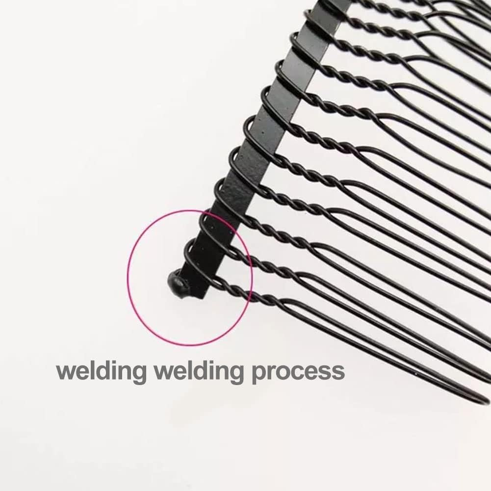 Hair Clip Comb, Metal Comb Clip, Hair Comb, Veil Comb, Hair Comb Metal Hair Comb Metal Hair Comb (8 Pieces) image number 5