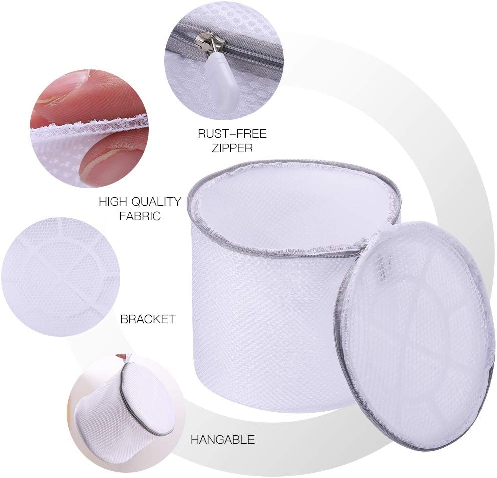 Kimmama Laundry Bags Mesh Wash Bags, Bra Washing Bag for Laundry, Net Washer Sack with Zipper, Lingerie Pouch for Cleaning and Drying Underwear, Delicates, Brassiere, Bralette, Undergarment image number 6