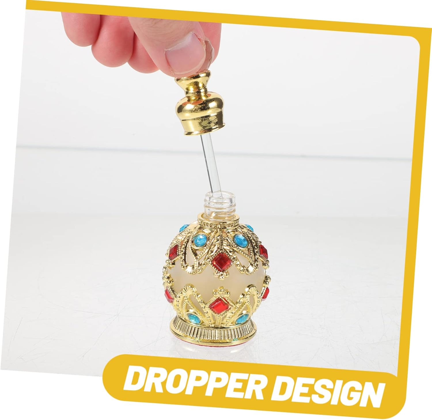 KOMBIUDA Refillable Glass Perfume Bottle Portable Fragrance Container for Travel Elegant and Leakproof Design for Essential Oils and Personal Use - Multi image number 1