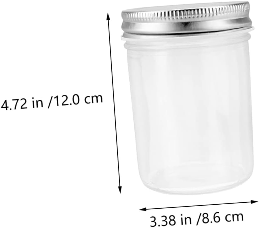 CIYODO 4Pcs Glass Sealing Jars for Home Food Storage Multi-Functional Sealing Containers Wide Mouth for Canned Foods and Sauces image number 1