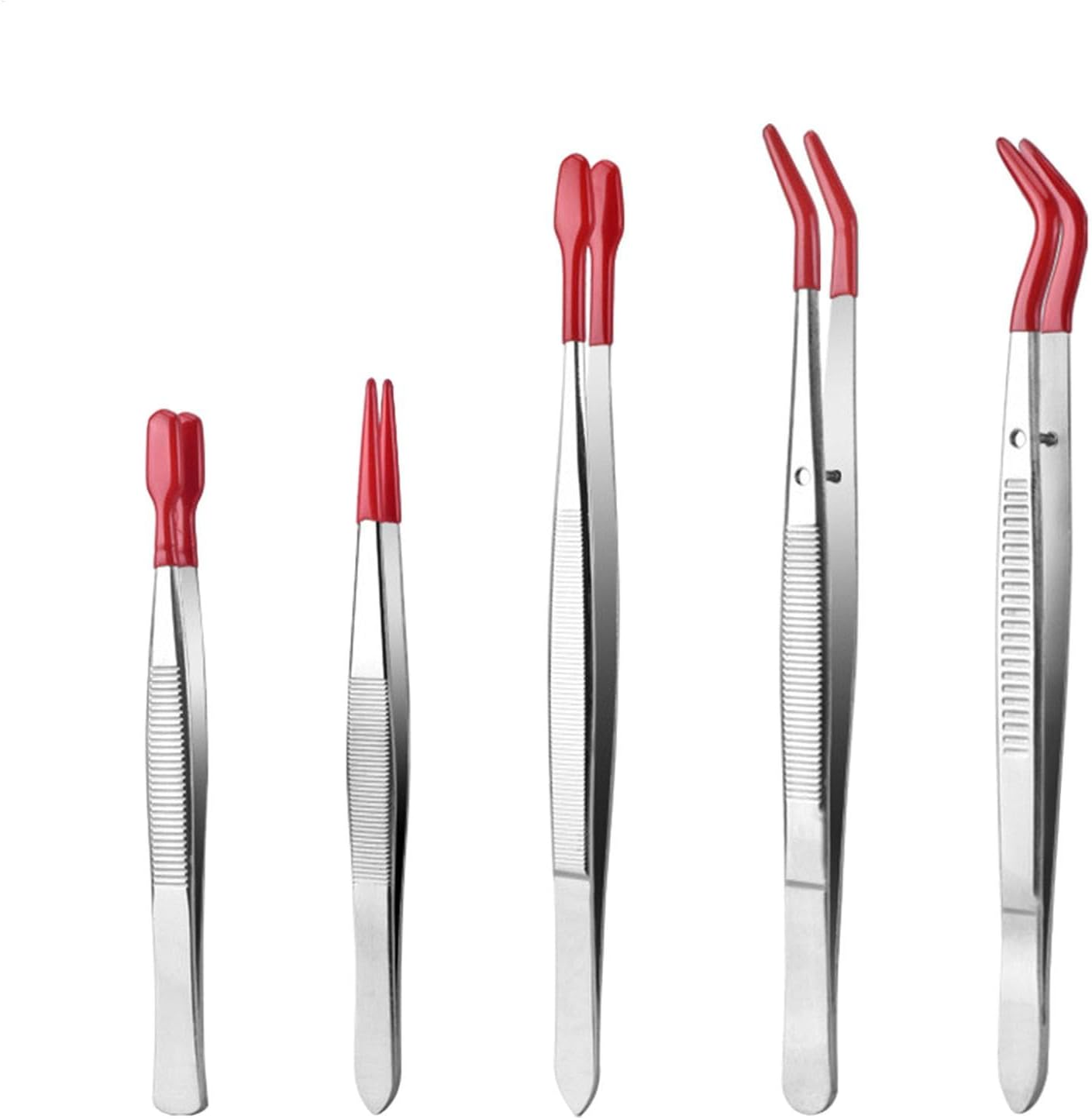 Craft Tweezers, Tweezers for Crafts, Multifunctional Sewing Tool, Professional Stainless Steel Straight Tweezers for Crafts, Electronics, Beauty