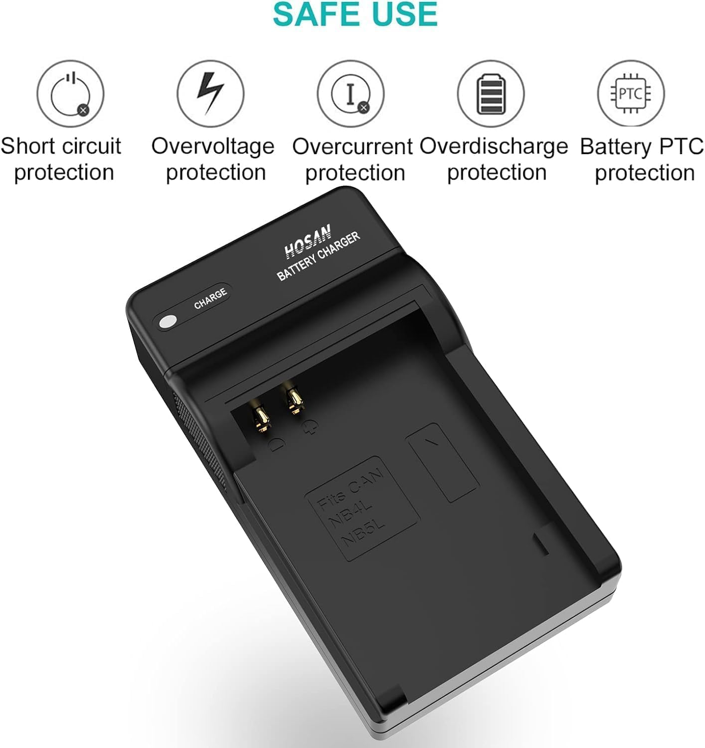 NB-5L Battery (2-Pack) and Portable USB Charger Kit for Canon NB-5L Canon Powershot S100, S110, SD790IS, SD850IS, SD870IS, SD880IS, SD890IS, SD970IS image number 2