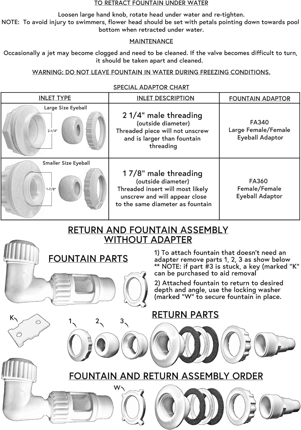 JED Pool Tools 90-930 Deluxe 2 Tier Flower Pool Fountain image number 2