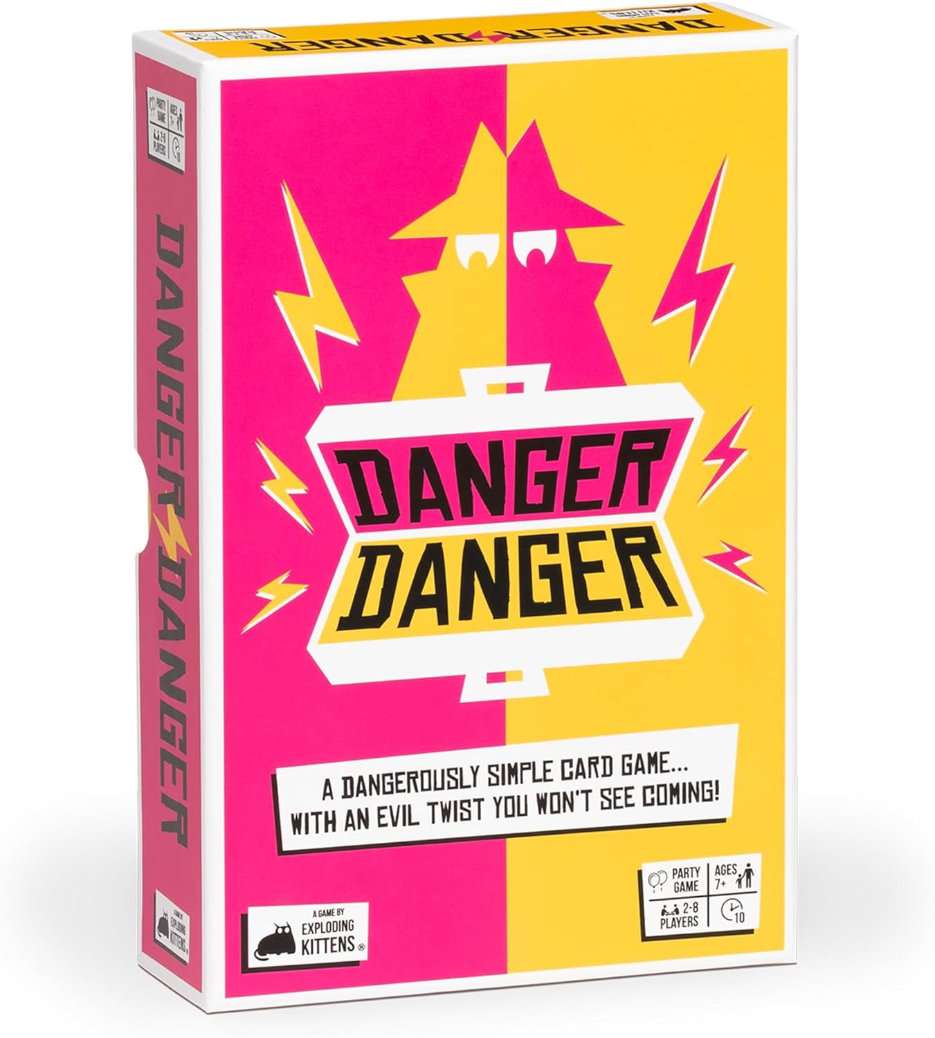 Danger Danger by Exploding Kittens | a 10 Minute Team Card Game - Outwit, Outplay, Outscore! | Ages 7+ | Family Card Game image number 1