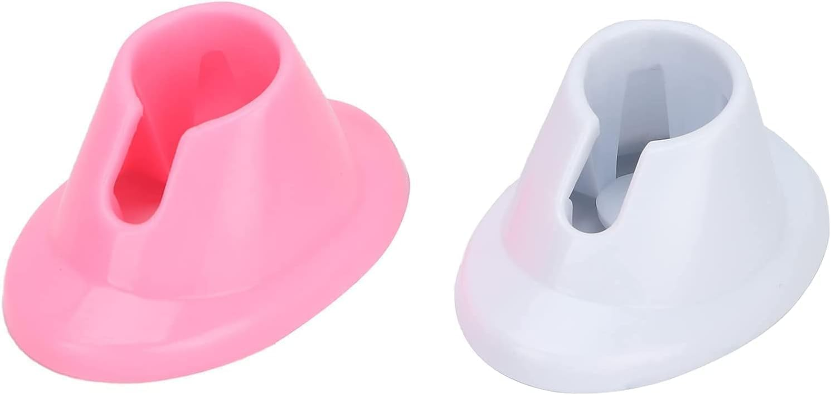 2Pcs Soft Rubber Nail Polish Bottle Holder, Durable Anti-Spill Stand for Secure Storage and Organized Salon or Home Use - 2-Piece Set, Mecus image number 2