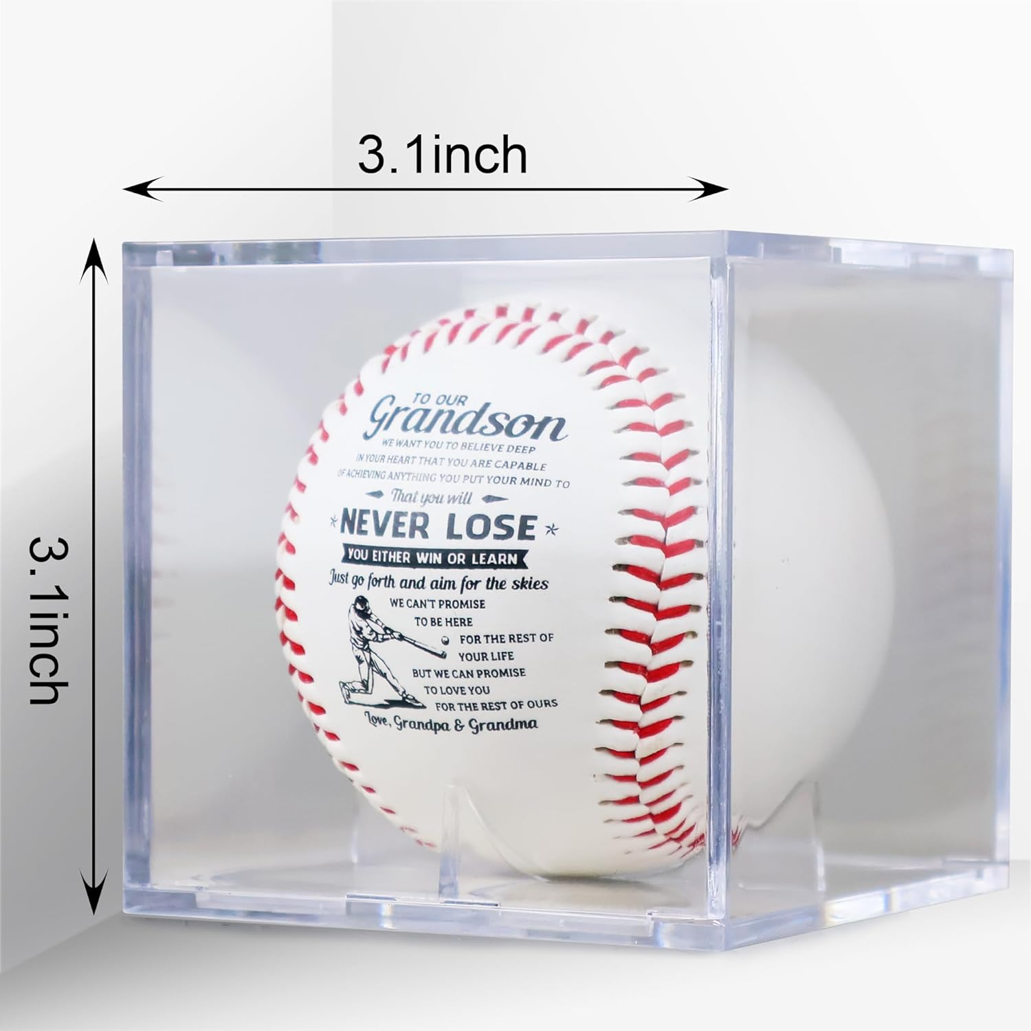 SYNGUCK Birthday Baseball Gifts for Youth, Teenage Boys,Christmas Graduation Baseball Gifts for Grandson from Grandma,Grandpa,For Son from Mom,Dad，Personalized Baseball Gifts