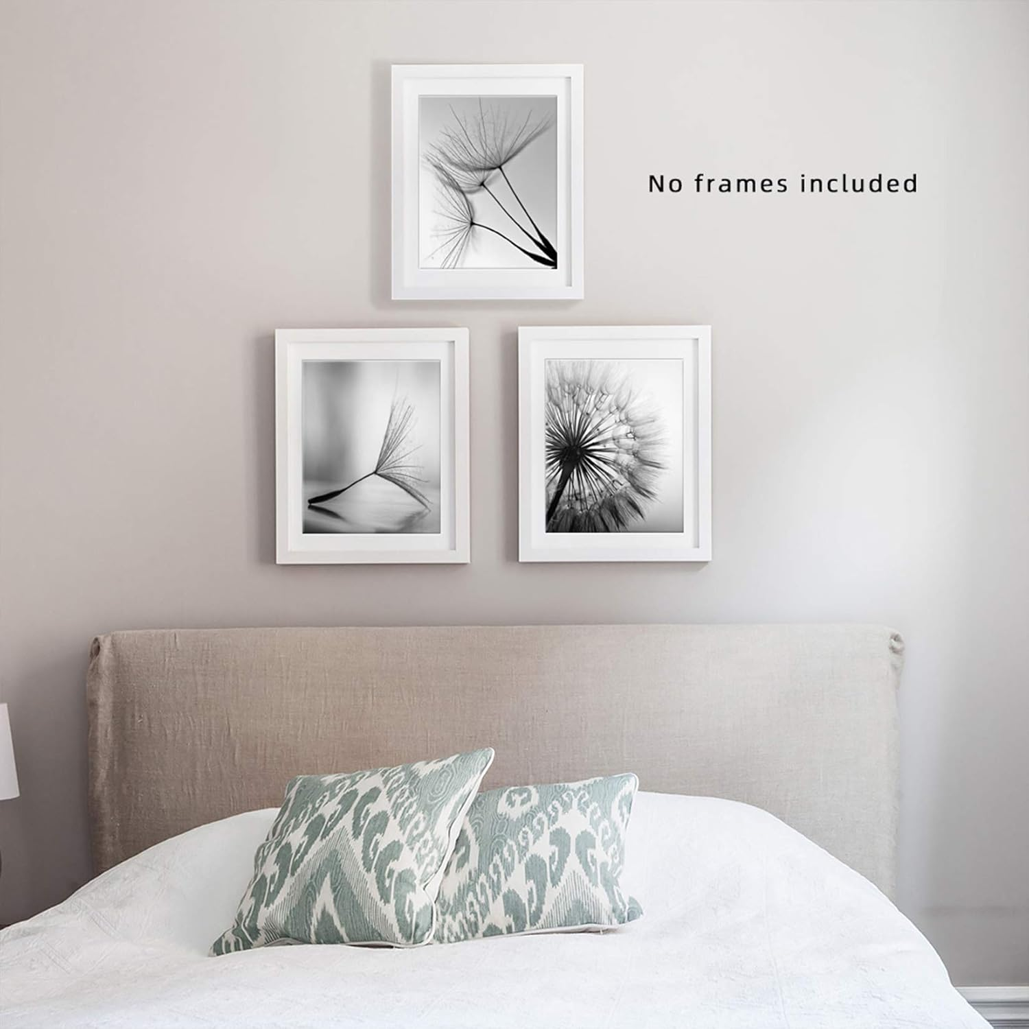 Black and White Wall Art Prints Posters Minimalist Decor, 11X14 Canvas Prints Unframed Set of 3, Plant Posters Aesthetic for Living Room