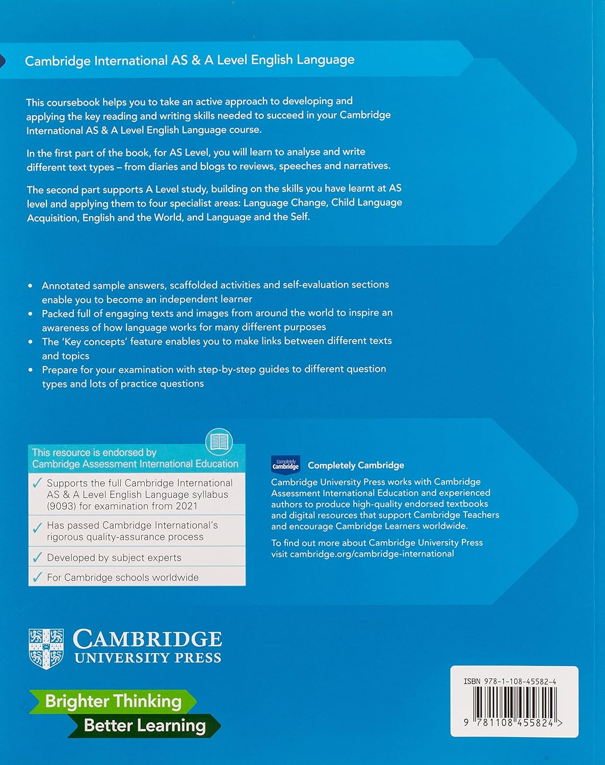 Cambridge International as and a Level English Language Coursebook image number 1