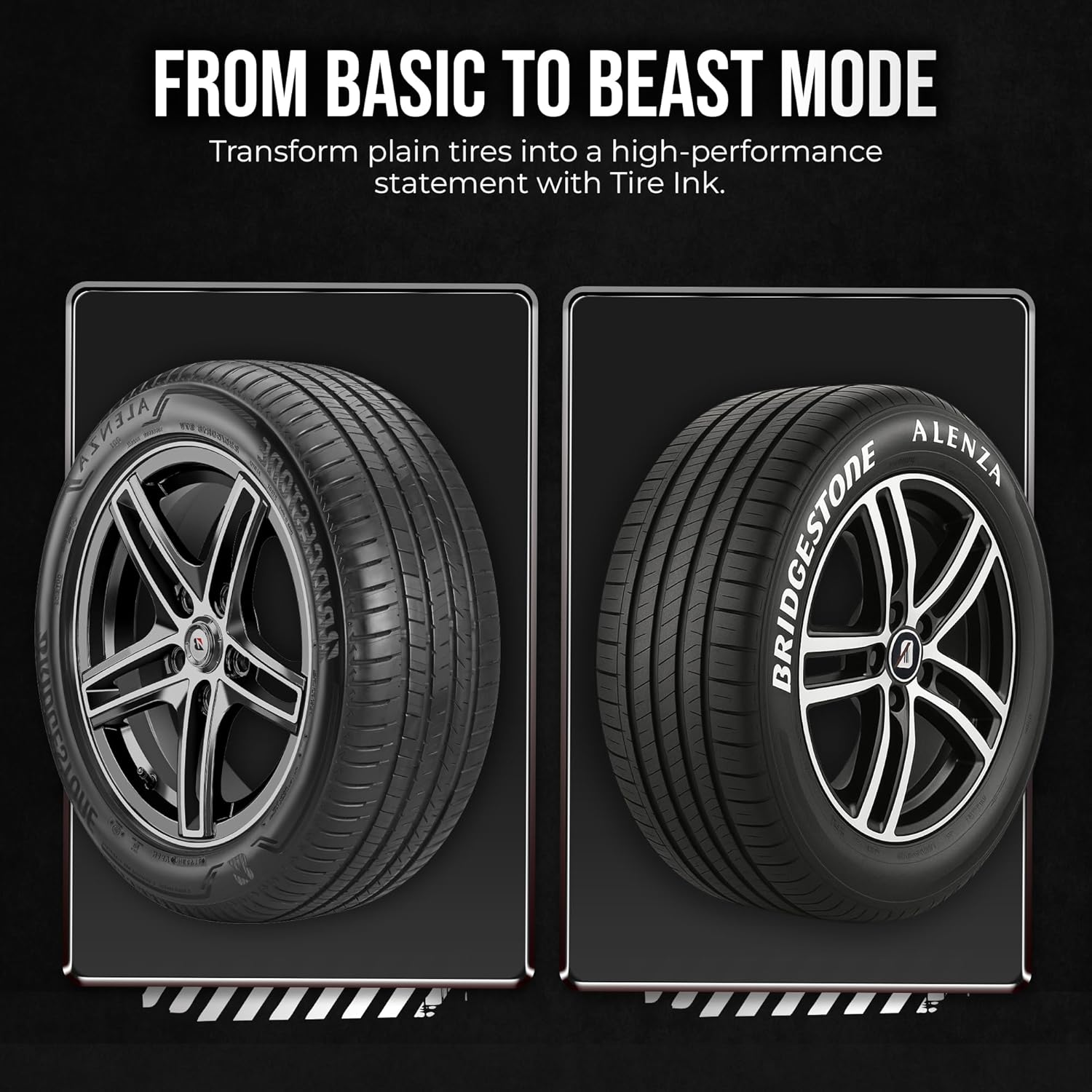 Paint Pen for Car Tires | Permanent and Waterproof | Carwash Safe (White, 1 Pen) image number 6