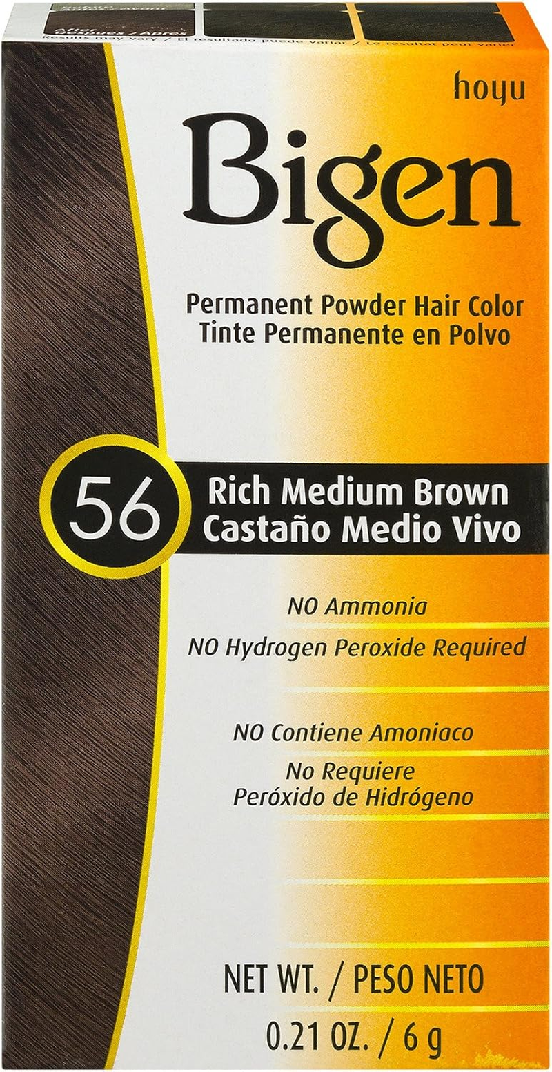 Bigen Permanent Powder Hair Color 57 Dark Brown