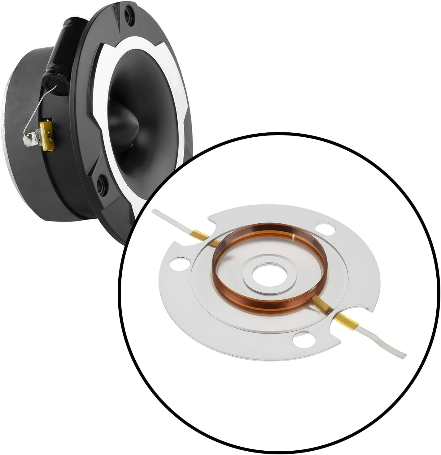Speaker Ultra-High Frequency Voice Coil 4Ohms 1.5Inch Compatible with DS18 PRO-TW920