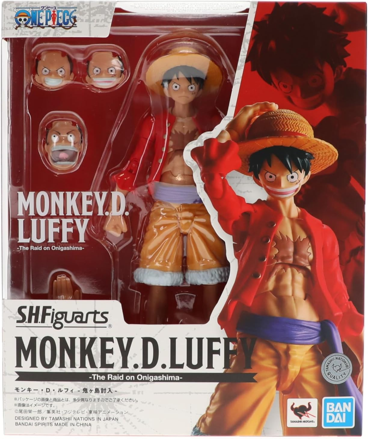 Bandai S.H. Figuarts Monkey D. Luffy - Raid into Onigashima Action Figure image number 6