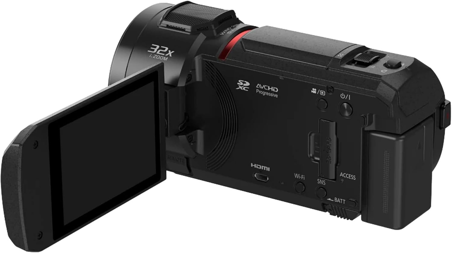 Panasonic 4K Ultra HD Camcorder with Bright F1.8 Lens, 25Mm Wide, Optical 24X Zoom, and 4K Cropping for Great Editing Results (HC-VX3GN-K)