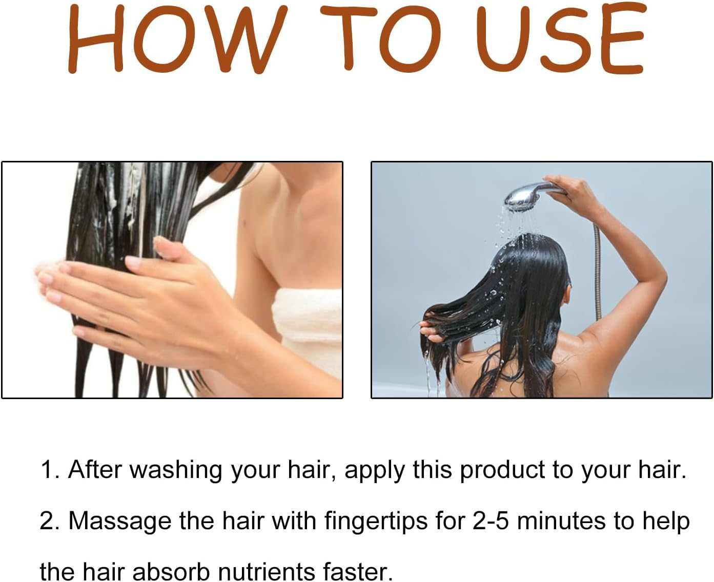 Nourishing Magical Treatment Hair Mask Deep Conditioner with Coconut Oil Glycoproteins Vitamin C for Smoother Silky Hair Moisturizing Repair 200Ml (1) image number 3