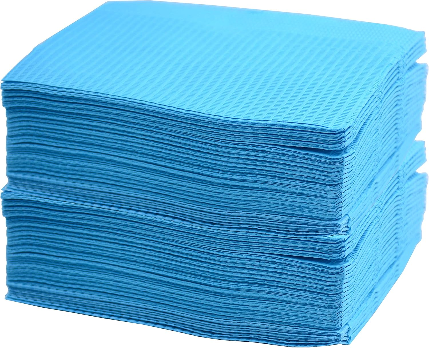 Aebderp 125Pcs Disposable Nail Art Tattoo Paper Towels Table Mat, 3-Ply Waterproof Tattoo Bibs Sheets Nail Desk Mat, Tattooing Tablecloth Pads Tray Covers, Nail Napkins for Nail Salon Supplies (White)