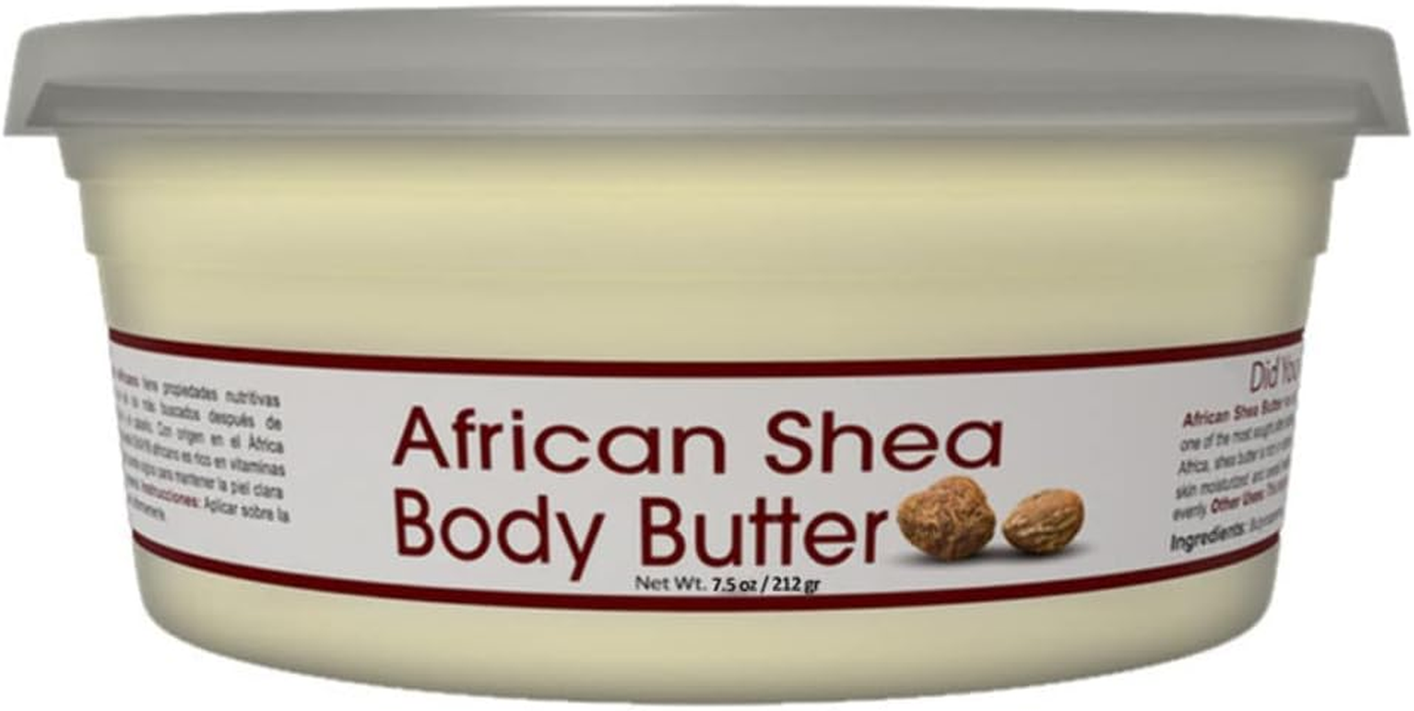 Okay Shea Butter Jar, Yellow, 8 Ounce - 227 G (Pack Of 1)