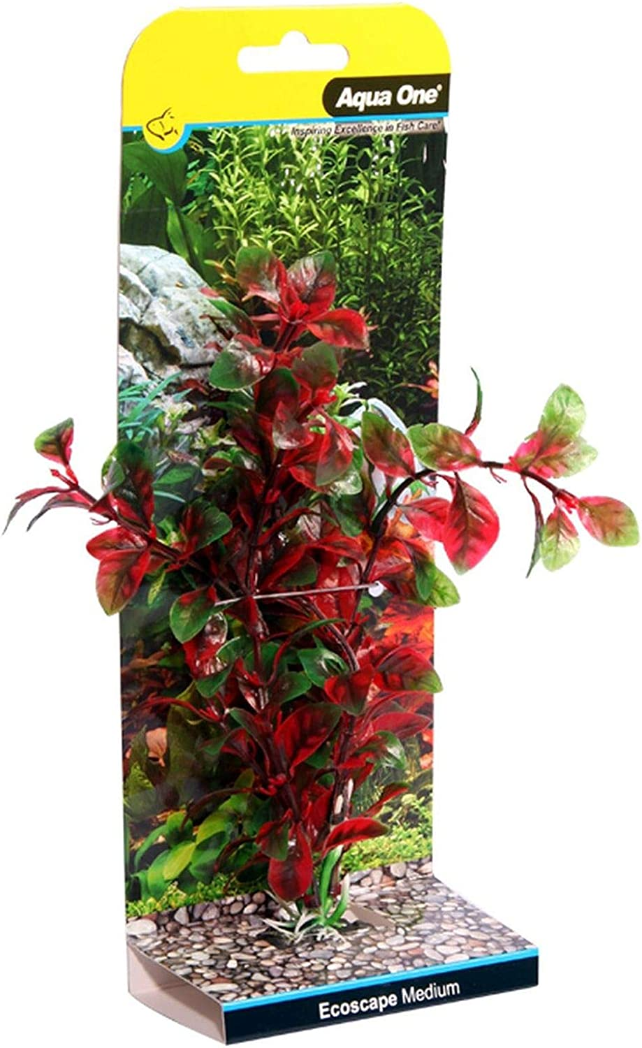 Ecoscape Medium Hygro Red Aquarium Plant Fish Tank D&eacute;cor Aqua One