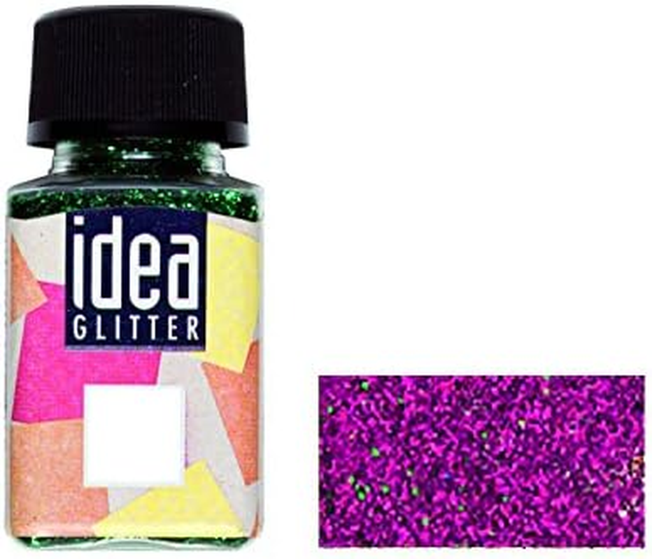 Maimeri Idea Glitter Fuchsia Red 241 60Ml - Blue image number 2