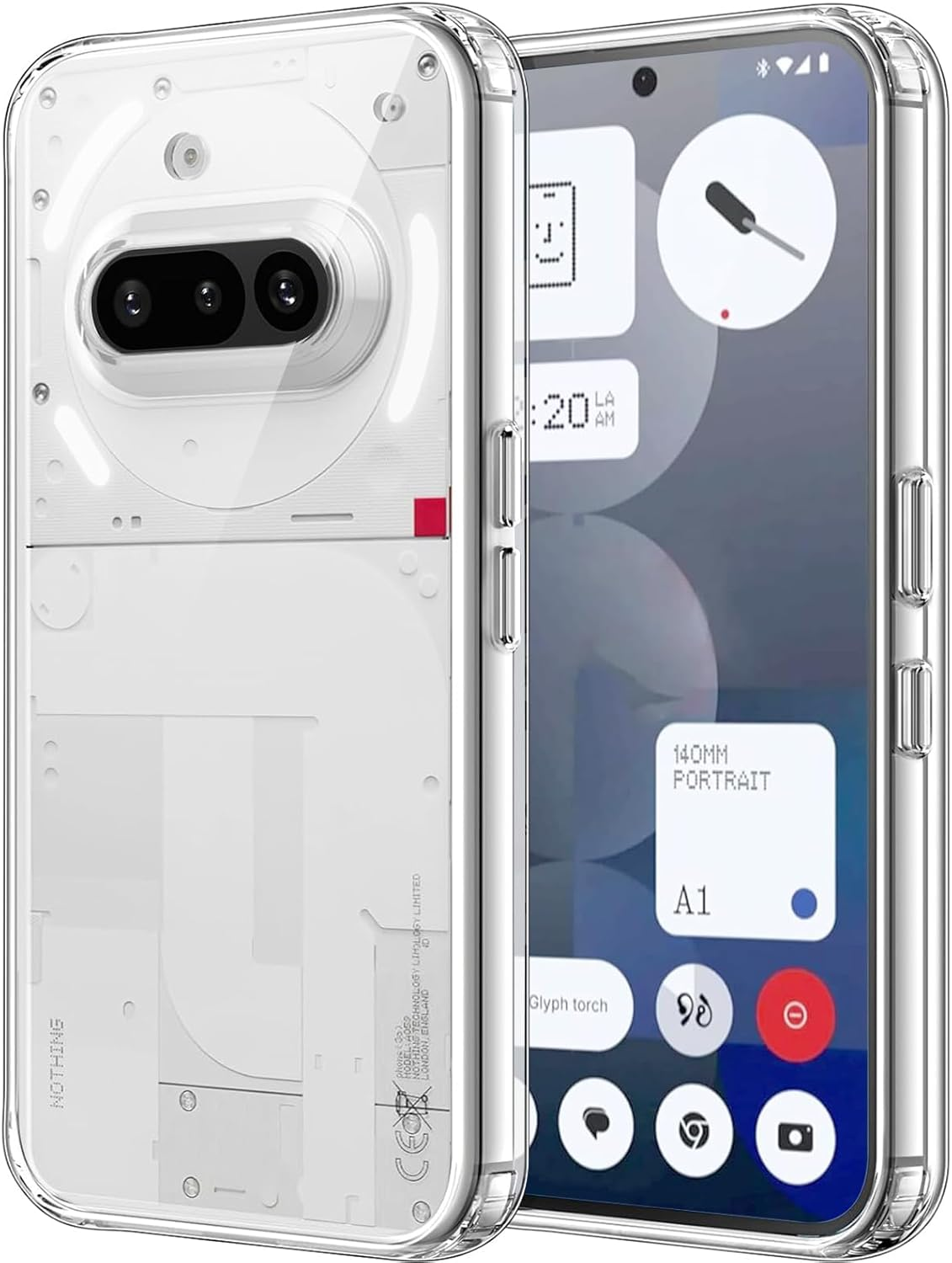 Jellypie for Nothing Phone 3A Case Clear, Transparent Shockproof Anti-Scratch Protective Case for Nothing Phone (3A) image number 3