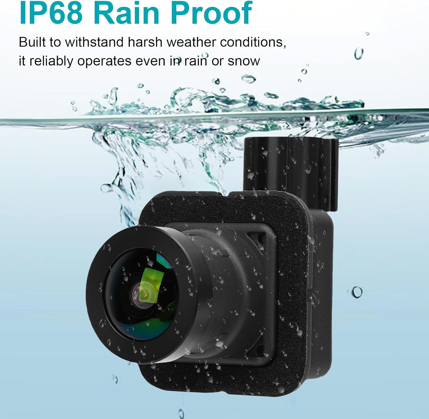 Generic Rear View Backup Back up Camera Fit for Quattroporte M156 S 2014-2022 Car Reversing Assist Replace, IP68 Rain Proof, Rear Monitor Parking Assistance Camera image number 2