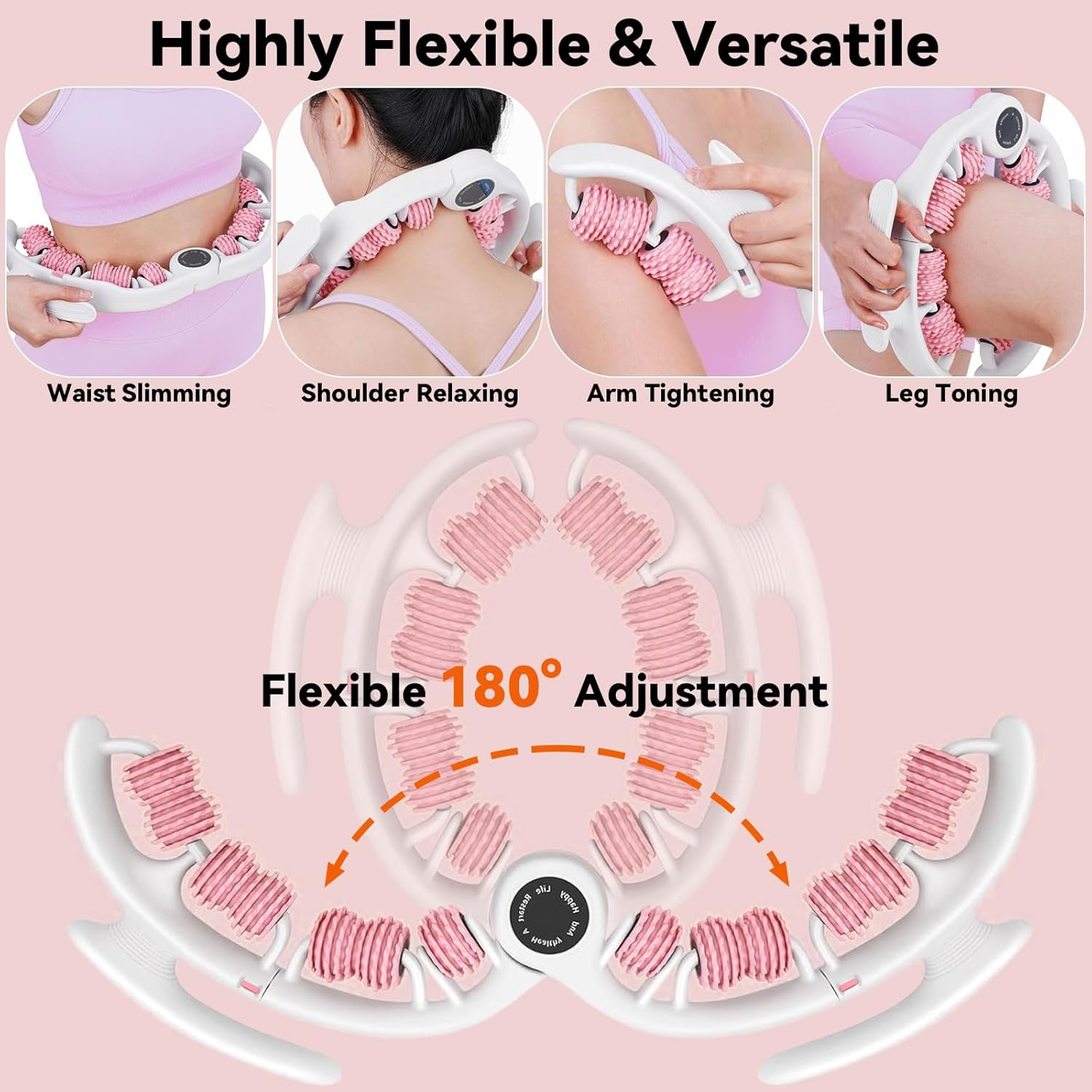 Lymphatic Drainage Massager Roller &ndash; Cellulite Massage Tool anti Cellulite Fascia Massage Tool for Body Sculpting, Deep Tissue Relief & Skin Firming &ndash; Manual Gua Sha Roller for Legs, Glutes, and Belly image number 5