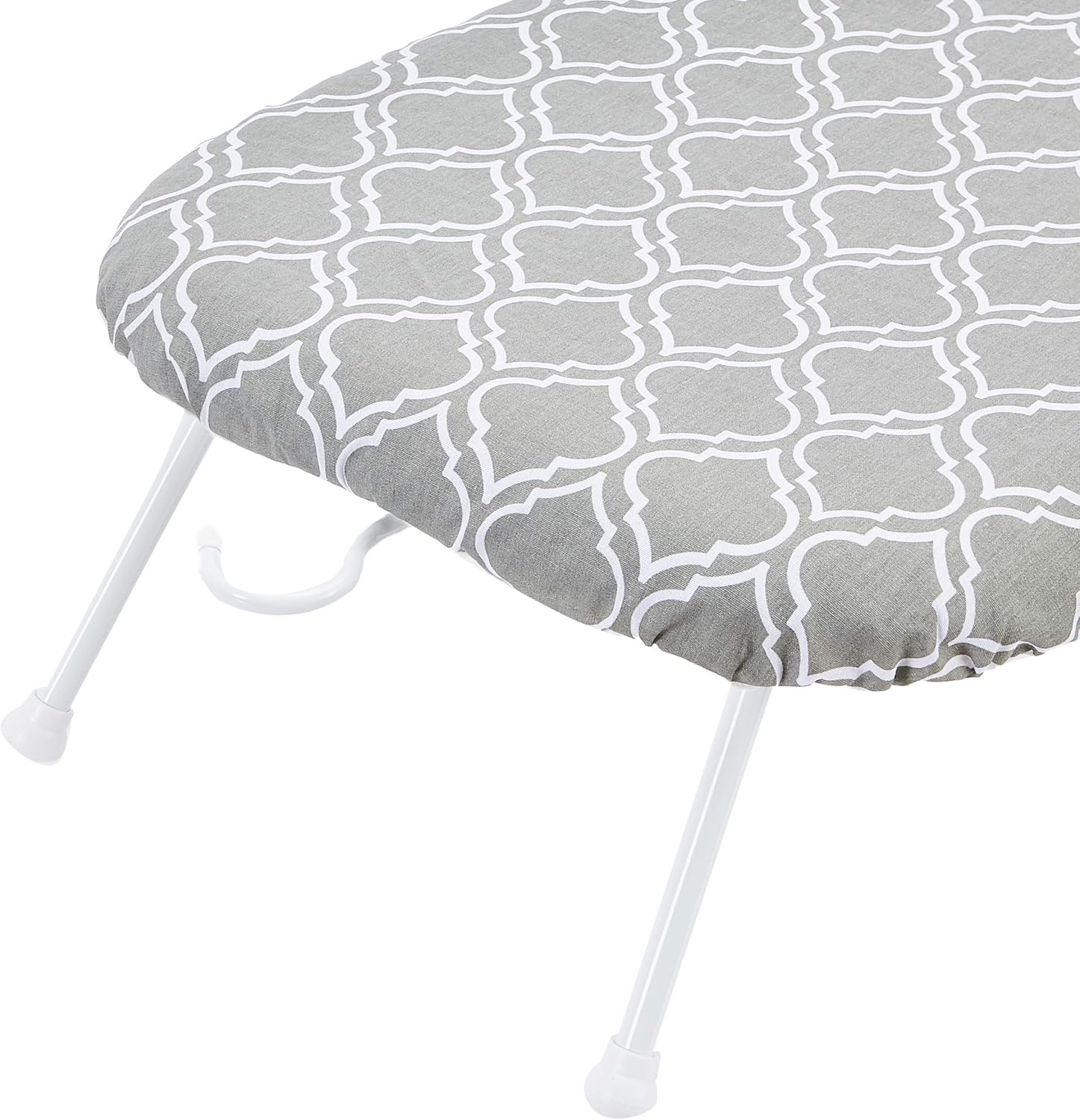 Amazon Basics Tabletop Ironing Board with Folding Legs - Trellis Removable Cover image number 4