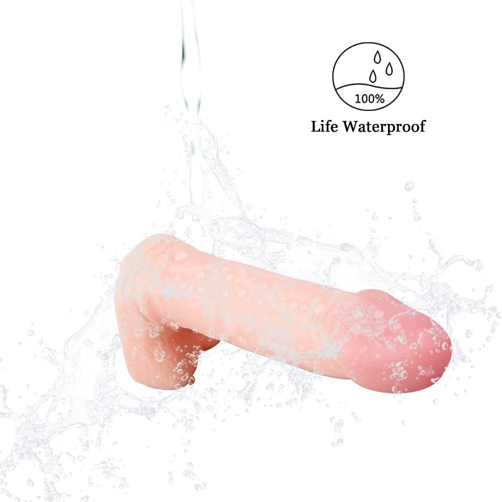 Cute Realistic Flesh Dildo Adult Sex Toys for G Spot Stimulator & Anal Plug Play, 4.3 Inches Length, 1 Inch Width (Flesh) image number 3