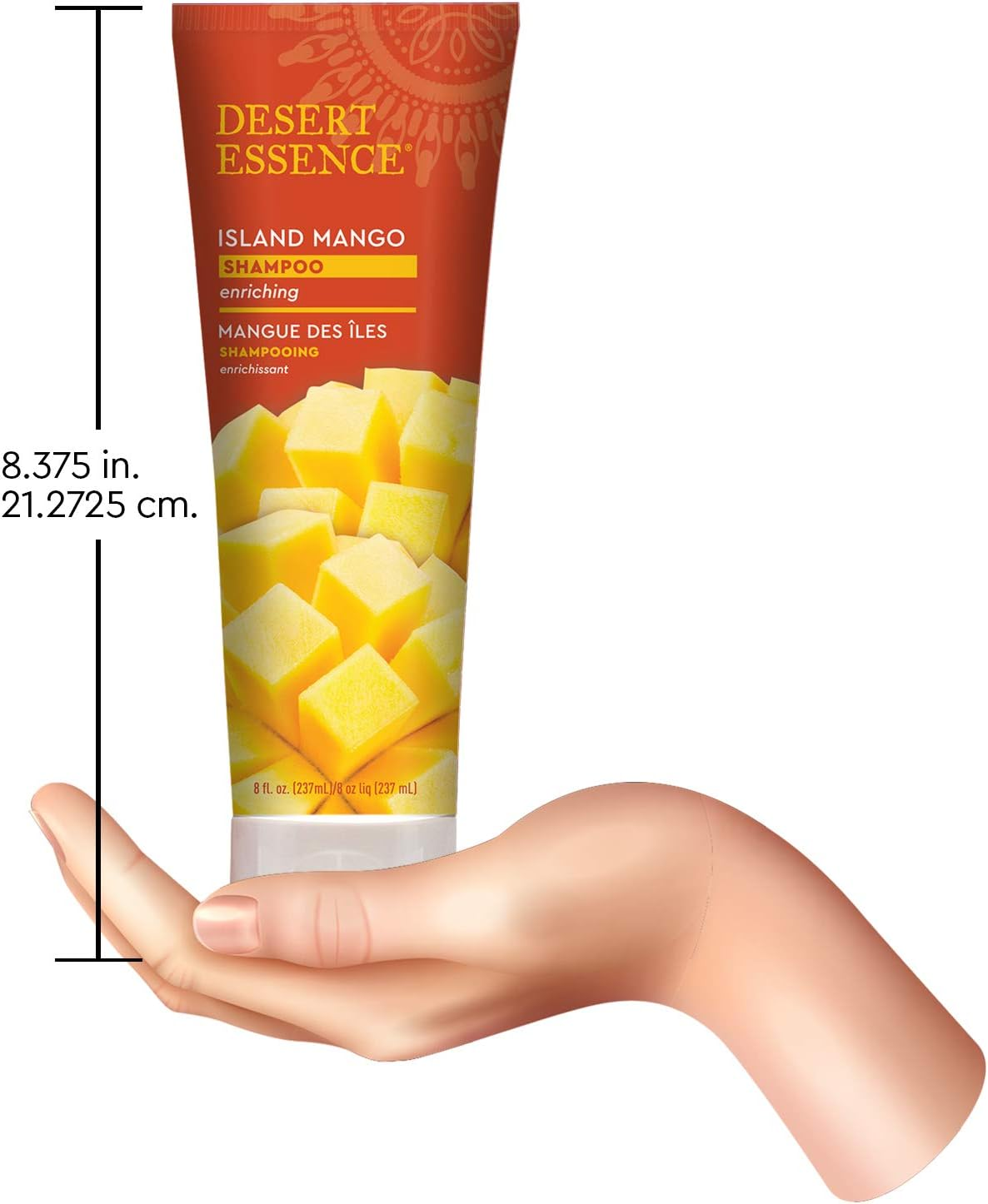 Desert Essence Island Mango Shampoo, 8 Fluid Ounce image number 4