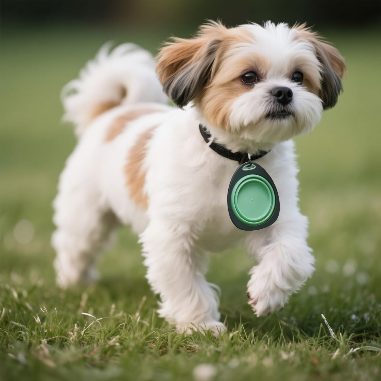 Bryzant Collapsible Pet Bowls 2-Pack Portable Silicone Pet Travel Water Bowl Suitable for Outdoor Travel Hiking Camping Convenient Dog and Cat Feeding Plate with Mountaineering Buckle image number 5