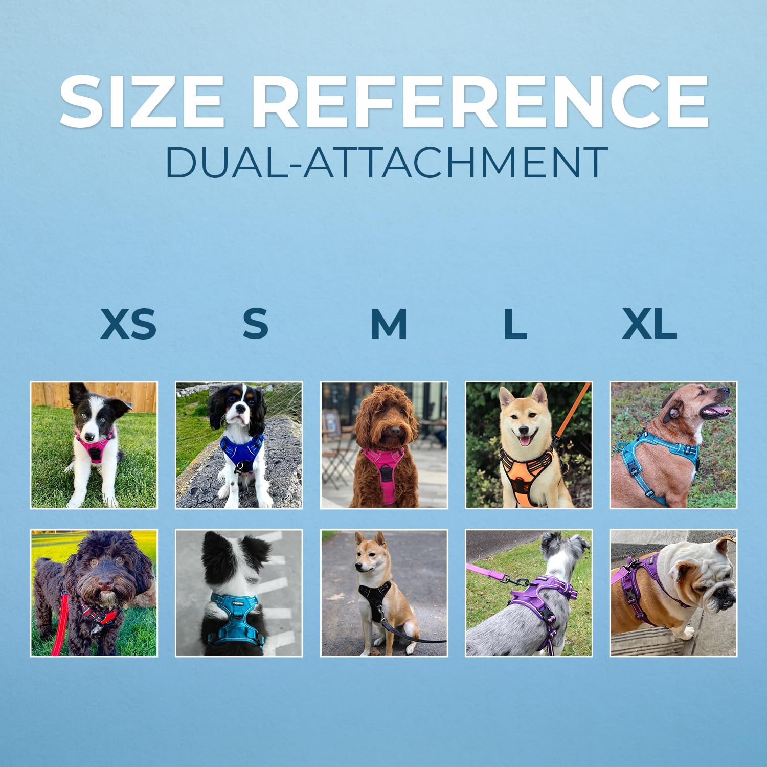 Voyager by Best Pet Supplies -Dual-Attachment No-Pull Adjustable Harness with 3M Reflective Technology, (Fuchsia, Small) image number 3
