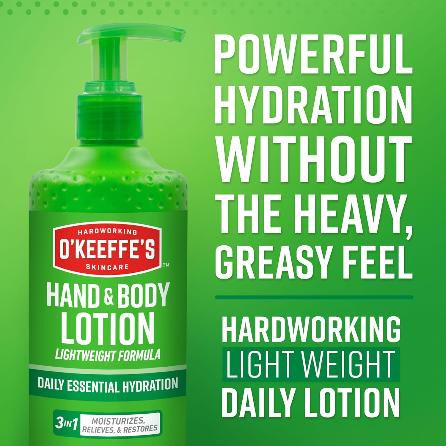 O'Keeffe'S Working Hands Hand and Body Lotion, 12Oz Pump (Pack of 1) - Heals and Relieves Extremely Dry Skin image number 5