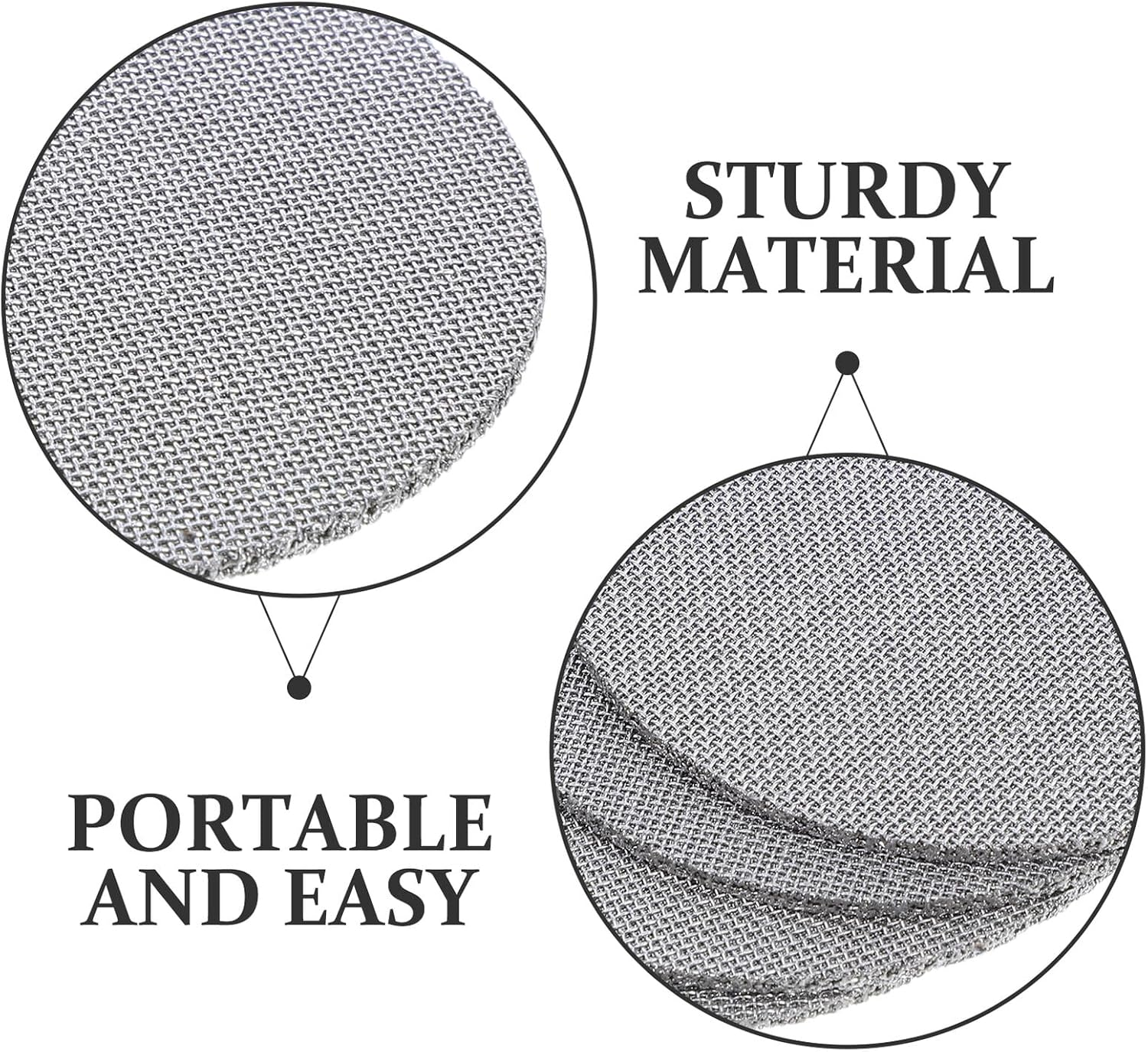 CORHAD 4Pcs 51Mm Stainless Steel Espresso Puck Screen Set, 1.7Mm Thick Reusable Coffee Filter Mesh for Portafilter Basket, Sturdy Coffee Stainless Filter Basket for Espresso Machine image number 1