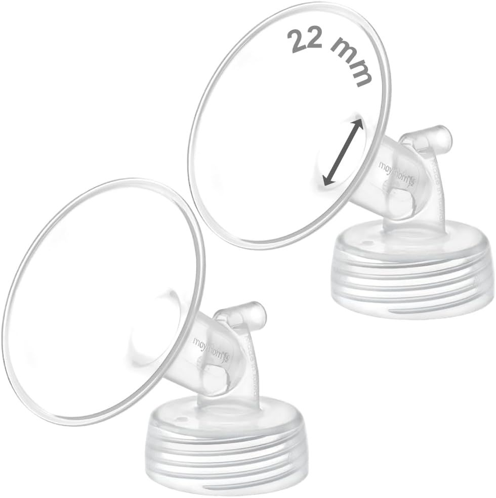 Maymom Pump Part Compatible with Spectra S1,S2 Spectra 9 plus Breastpump; Incl Wide Mouth Flange (Two Flange-22Mm. Flange) Not Original Spectra Flange; Not Spectra Baby USA Parts image number 2