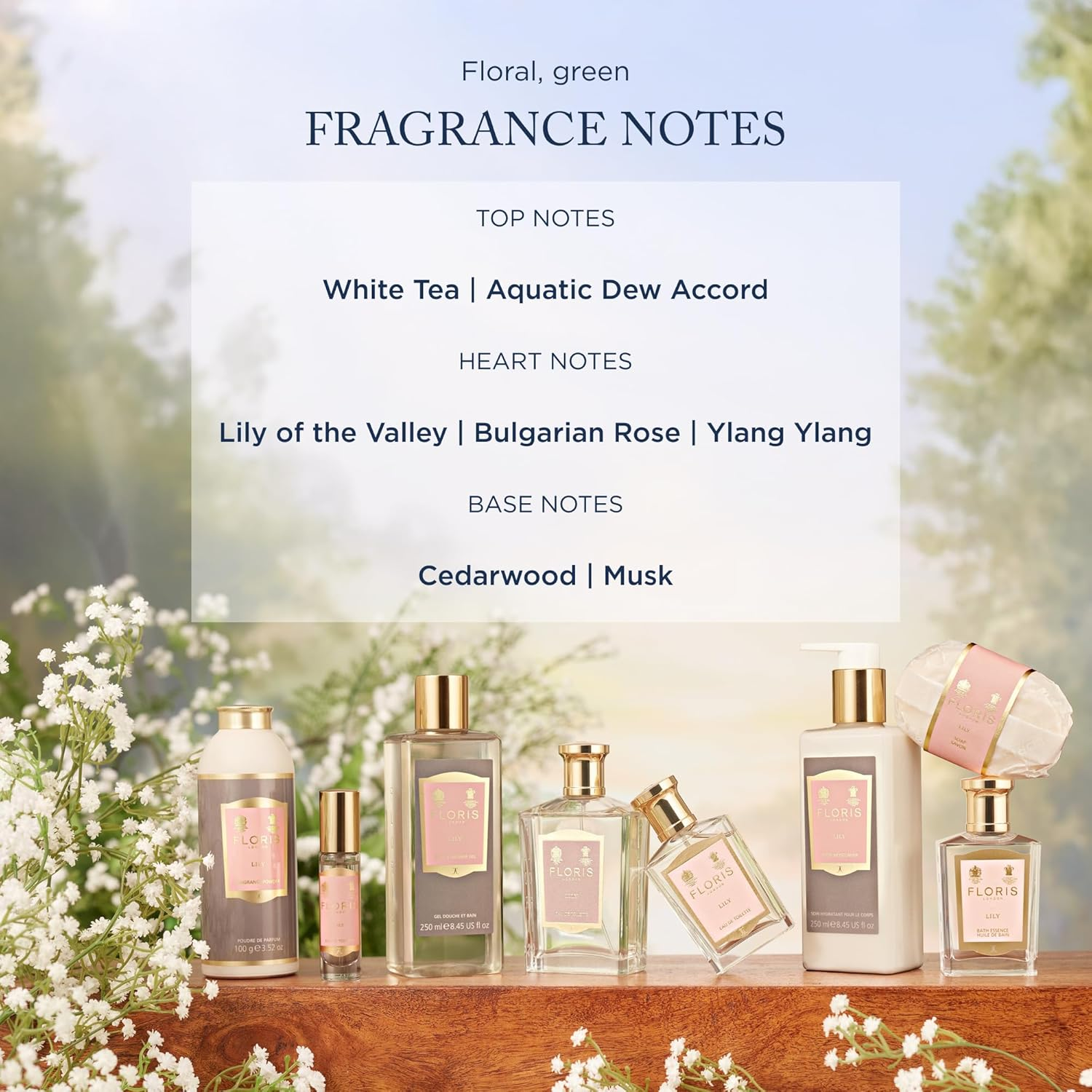 Floris Lily Eau De Toilette Spray 100Ml/3.38Oz image number 2