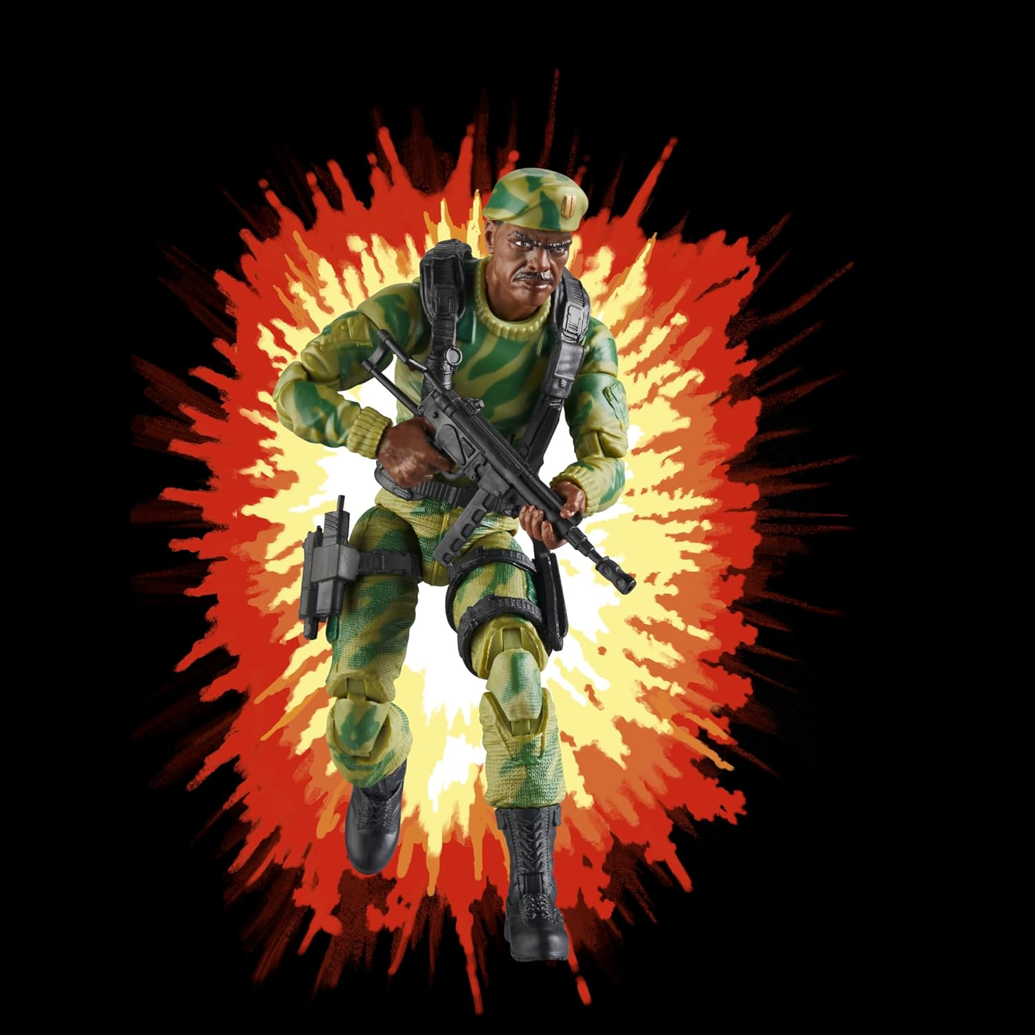 G.I. Joe Classified Series Retro Cardback SGT. Stalker, Collectible 6 Inch Action Figure with 8 Accessories image number 3