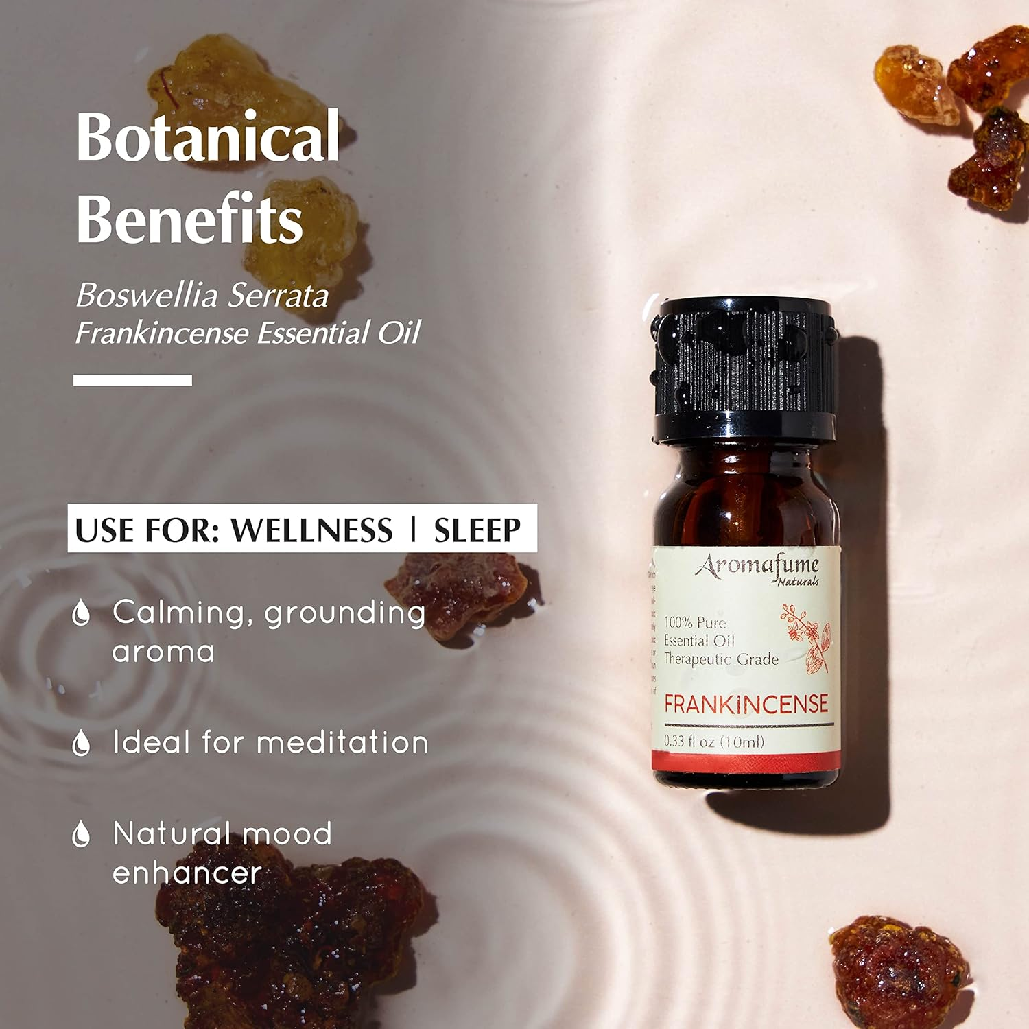 AROMAFUME Frankincense Essential Oil - 100% Natural, Essential Oils - Pure, Calming Aromatherapy Oil for Home Diffusers image number 5