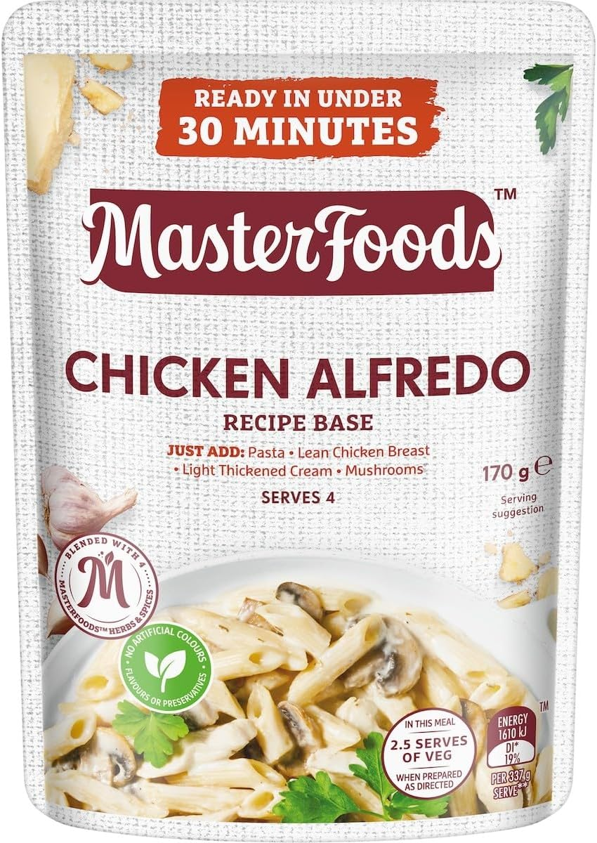 Masterfoods Chicken Alfredo Recipe Base 170 G image number 4