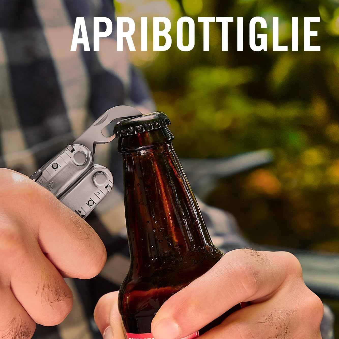 Leatherman Rebar Multi-Tool - 17 All-Tools for DIY & Camping, Black Stainless Steel with Black Nylon Holster, Silver image number 6