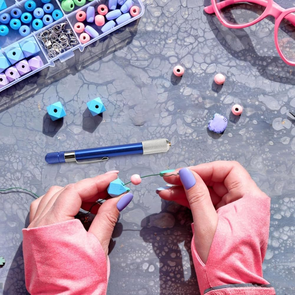 21PCS Carburetor Jet Drill Bits Pin Vise Set, for Jewelry Bead Making Crafts Orifice Drilling Wood DIY Carving