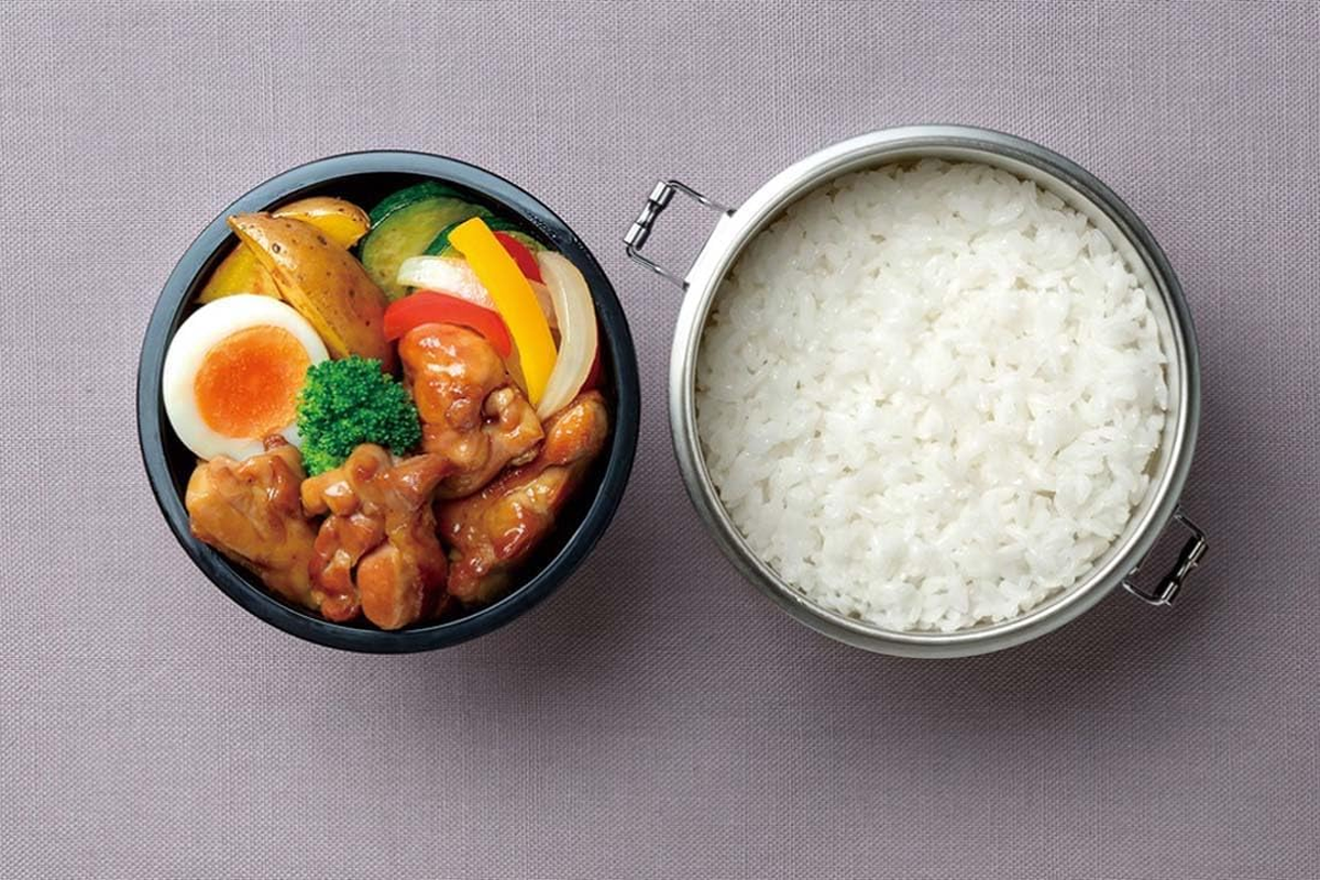 Skater STLB1AG-A Thermal Lunch Box, Kiki'S Delivery Service, French, Studio Ghibli, 20.3 Fl Oz (600 Ml), Rice Bowl Type, Antibacterial, Vacuum, Stainless Steel image number 4